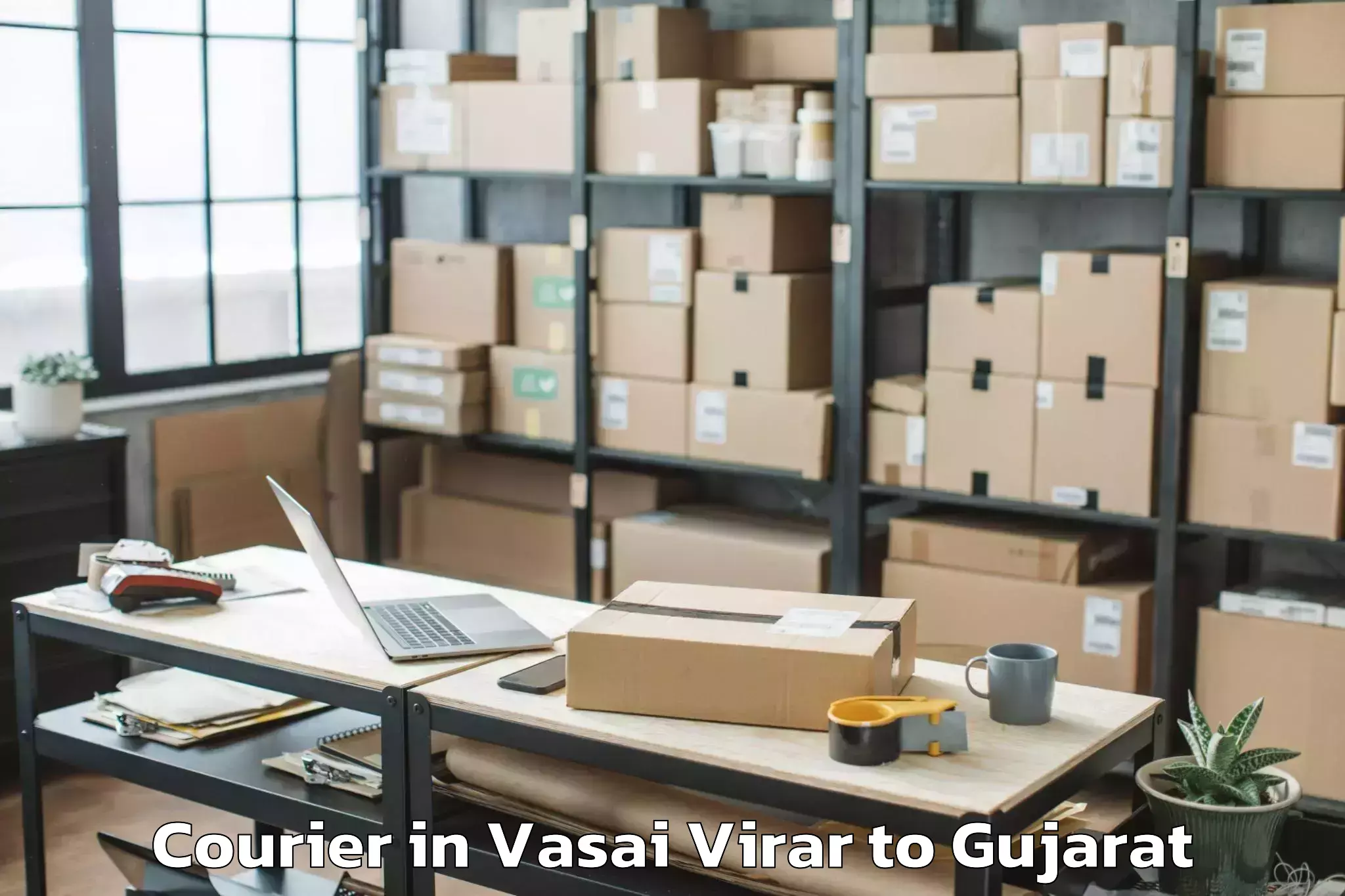 Easy Vasai Virar to Kalol Courier Booking